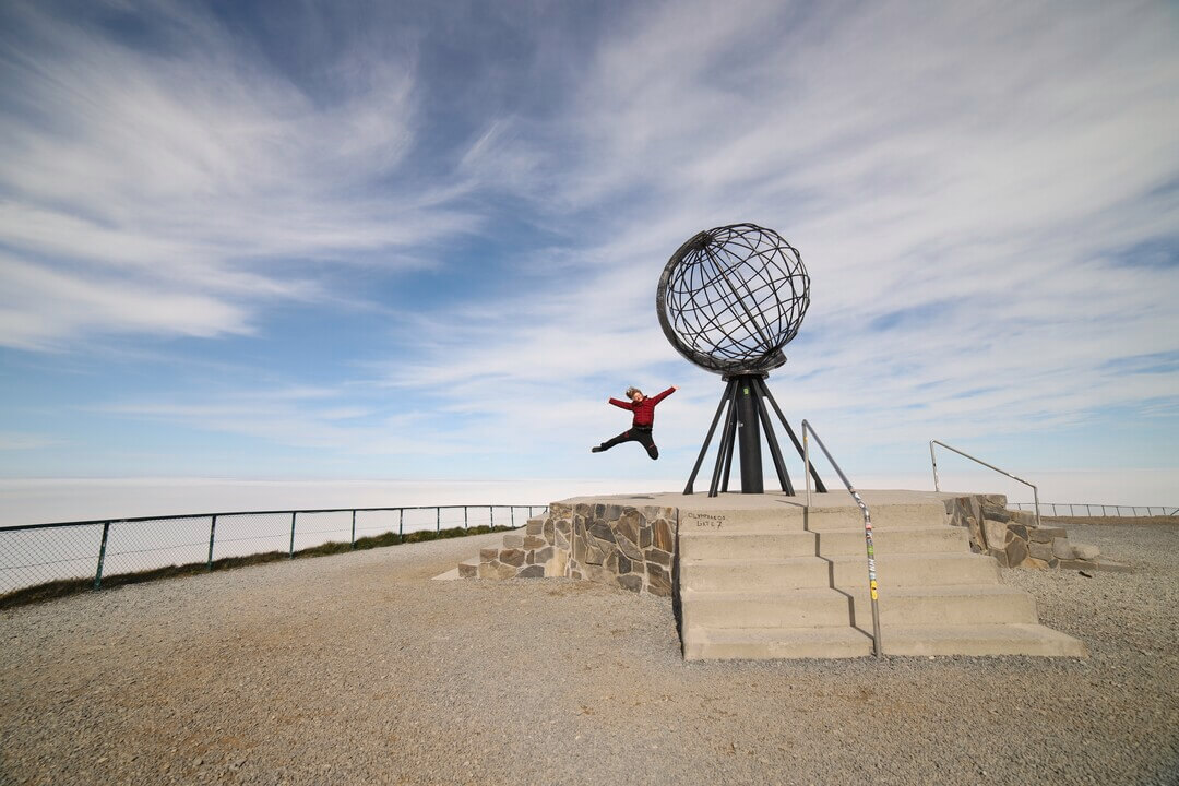 Freude am Nordkap