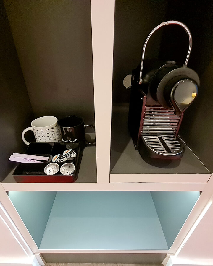 Nespresso-Kapselmaschine in der Innside Lifestyle Suite